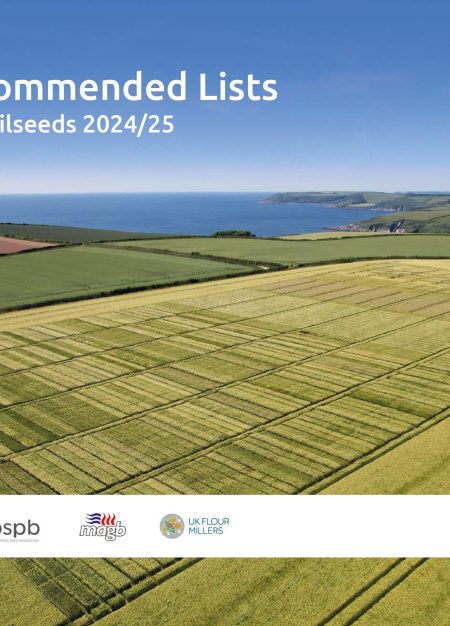 AHDB Recommended Lists for cereals and oilseeds 2024-25 Cover