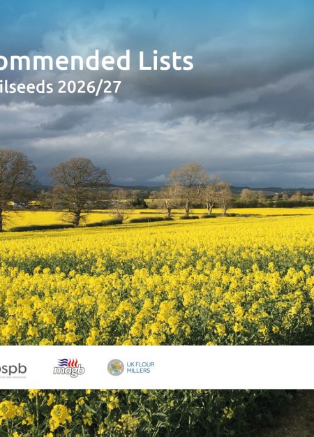 AHDB Recommended Lists for cereals and oilseeds 2026 - 2027 cover