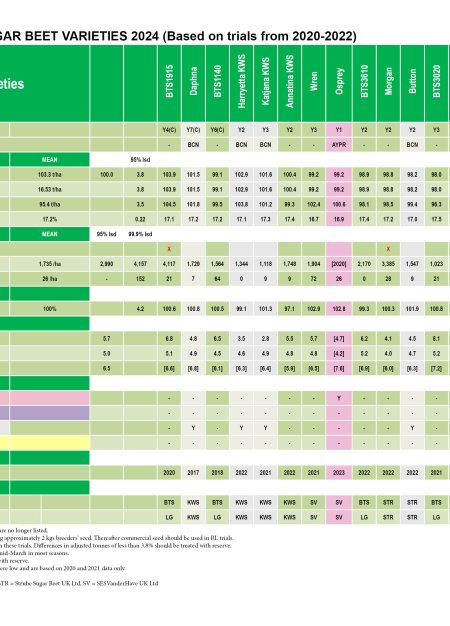 BBRO Sugar Beet RL 2024