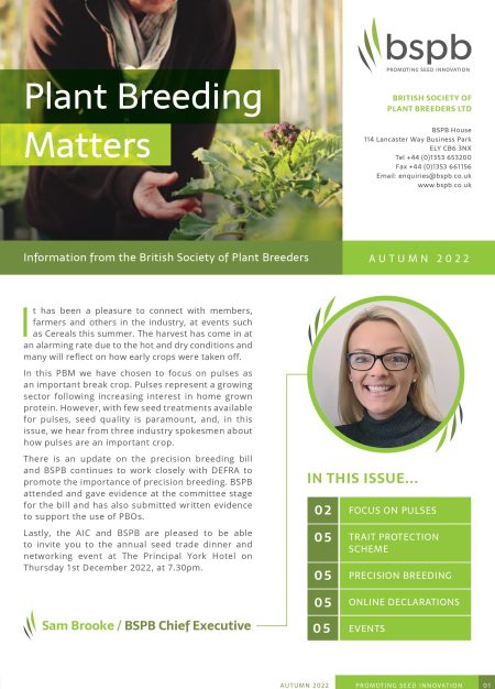 Plant Breeding Matters Autumn 22