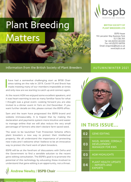 Plant Breeding Matters Autumn 21