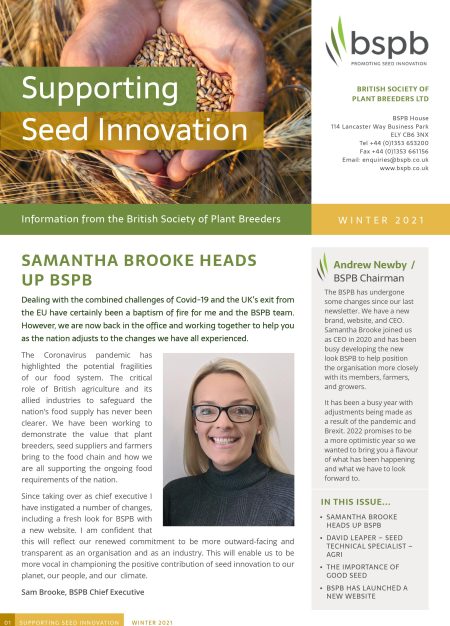 Supporting Seed Innovation Autumn 21